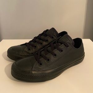 converse all star mono leather low top